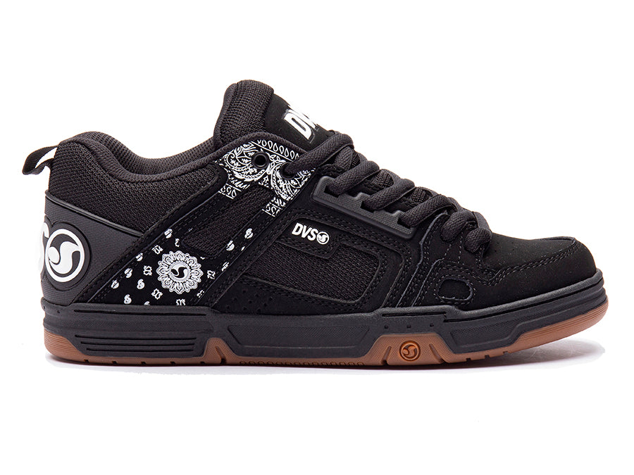 Comanche Black White Printed Nubuck DVS Shoes Australia